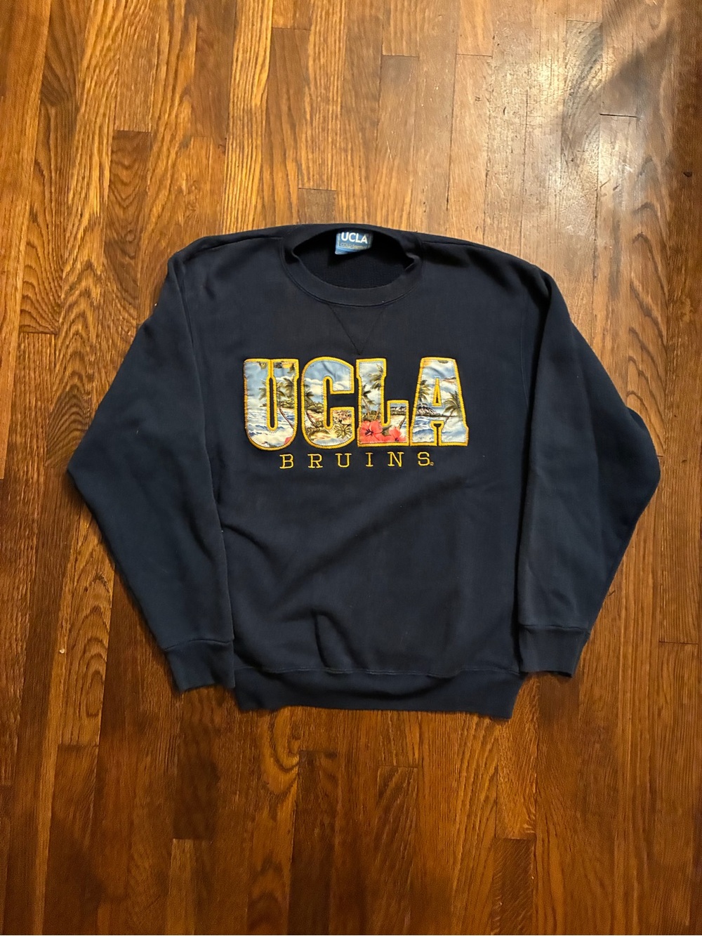 UCLA Bruins Navy Logo Crewneck Sweatshirt